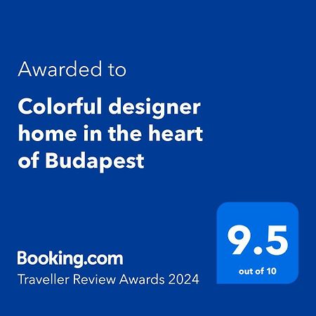 Colorful Designer Home In The Heart Of Budapeste Exterior foto